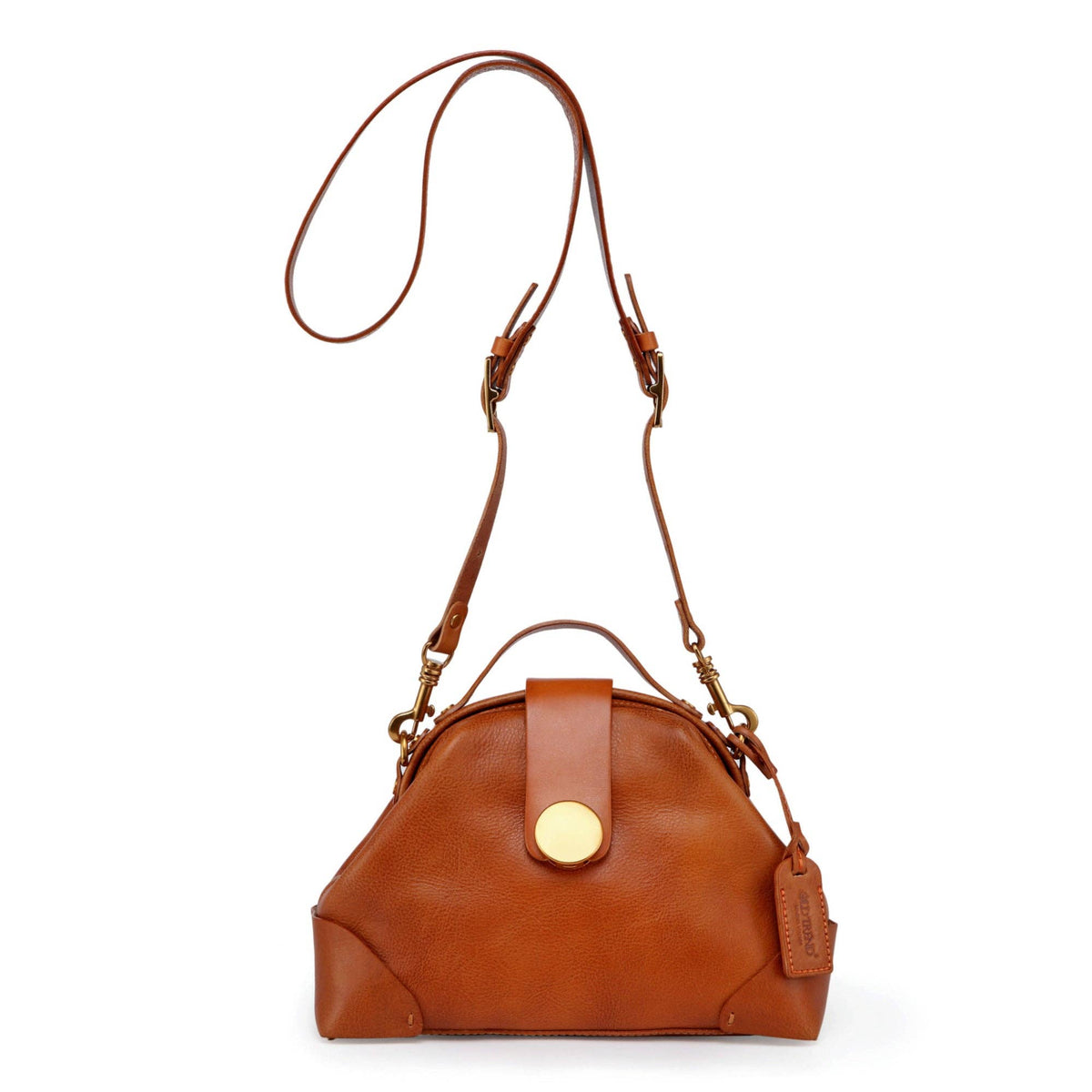 Old Trend Gypsy Soul Leather Crossbody Bag - Chestnut
