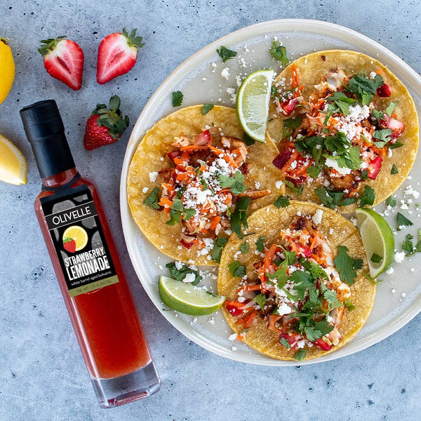Olivelle Strawberry Lemonade White Barrel Aged Balsamic 100ml.