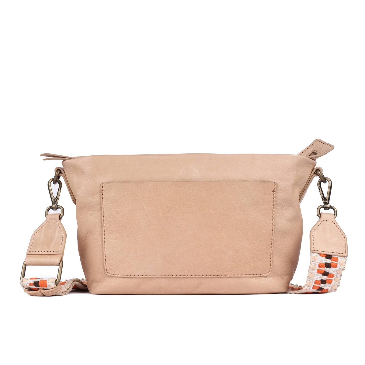 Latico Leathers Aquarius Handcrafted Leather Crossbody Bags - Camel