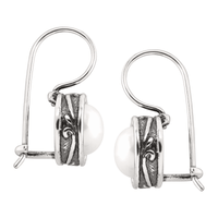 Silpada 'Modern Fairytale' Fresh Water Pearl Drop Earrings in Sterling Silver