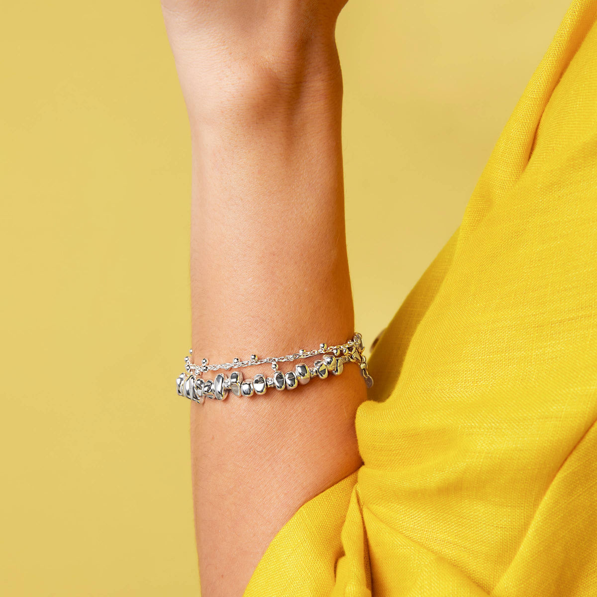 Silpada 'Collected Beauty'  Silver Hematite Bracelet