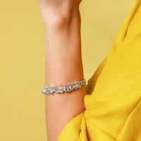 Silpada 'Collected Beauty'  Silver Hematite Bracelet