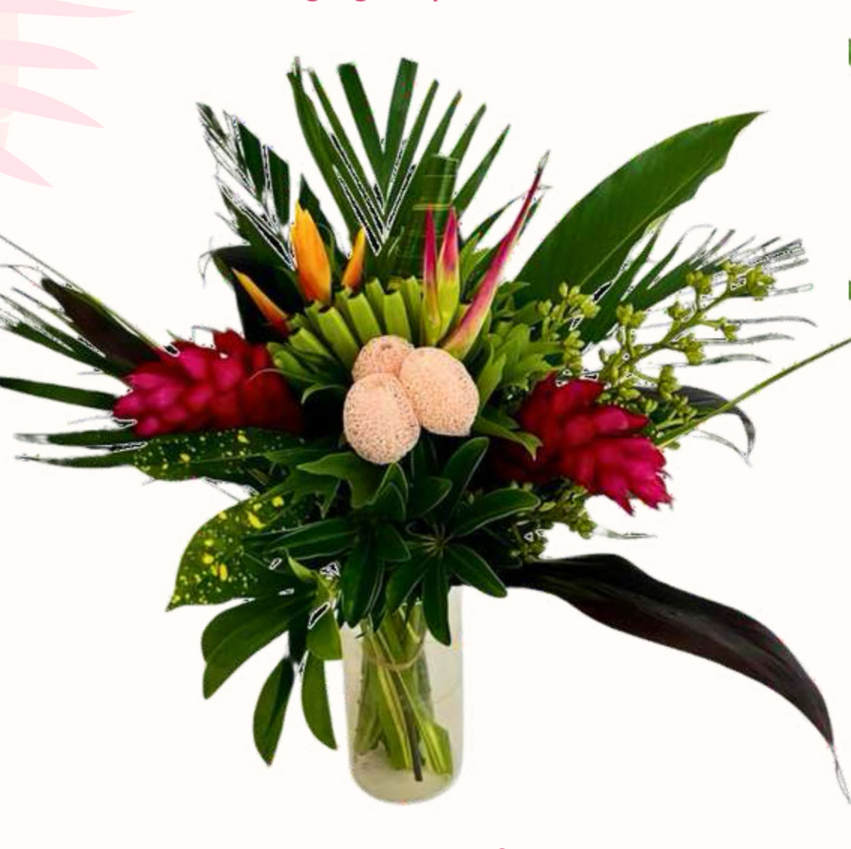 Sweet Paradise Round Tropical Bouquet - Medium