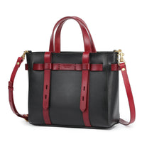Old Trend Westland Leather Mini Tote Bag - Black