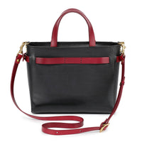 Old Trend Westland Leather Mini Tote Bag - Black