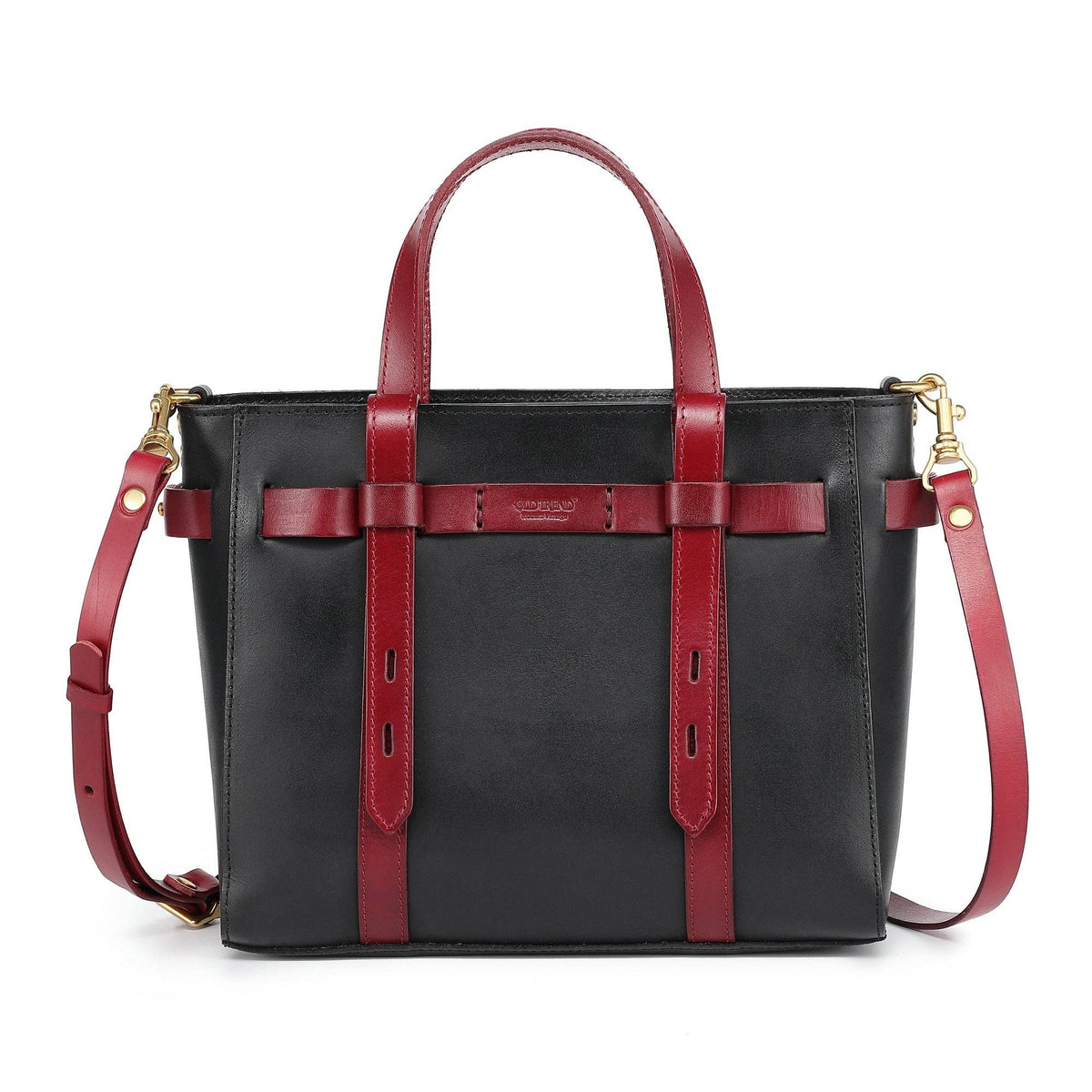 Old Trend Westland Leather Mini Tote Bag - Black