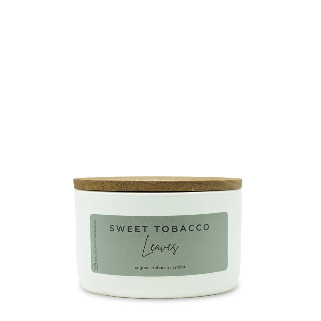 Milkhouse Candle Co. Sweet Tobacco Leaves Signature Statement Candle 10 oz.