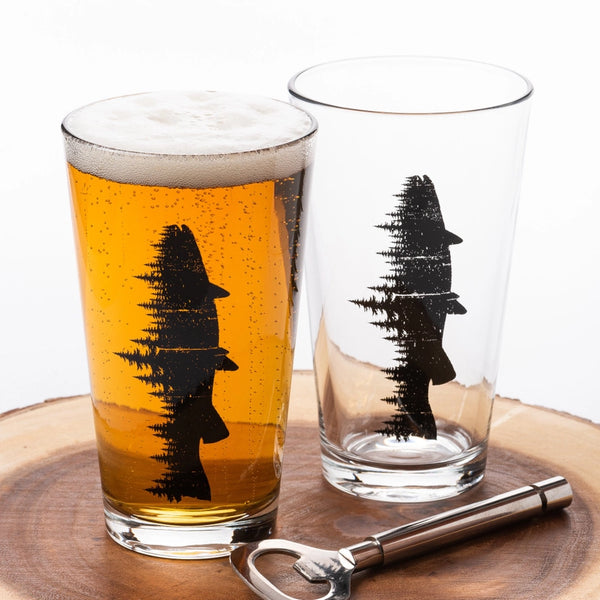 Fish and Forest Pint Glass