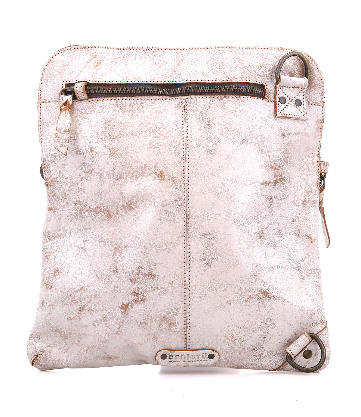 Bed Stu Aiken Leather Crossbody Icicle Rustic Nectar Lux