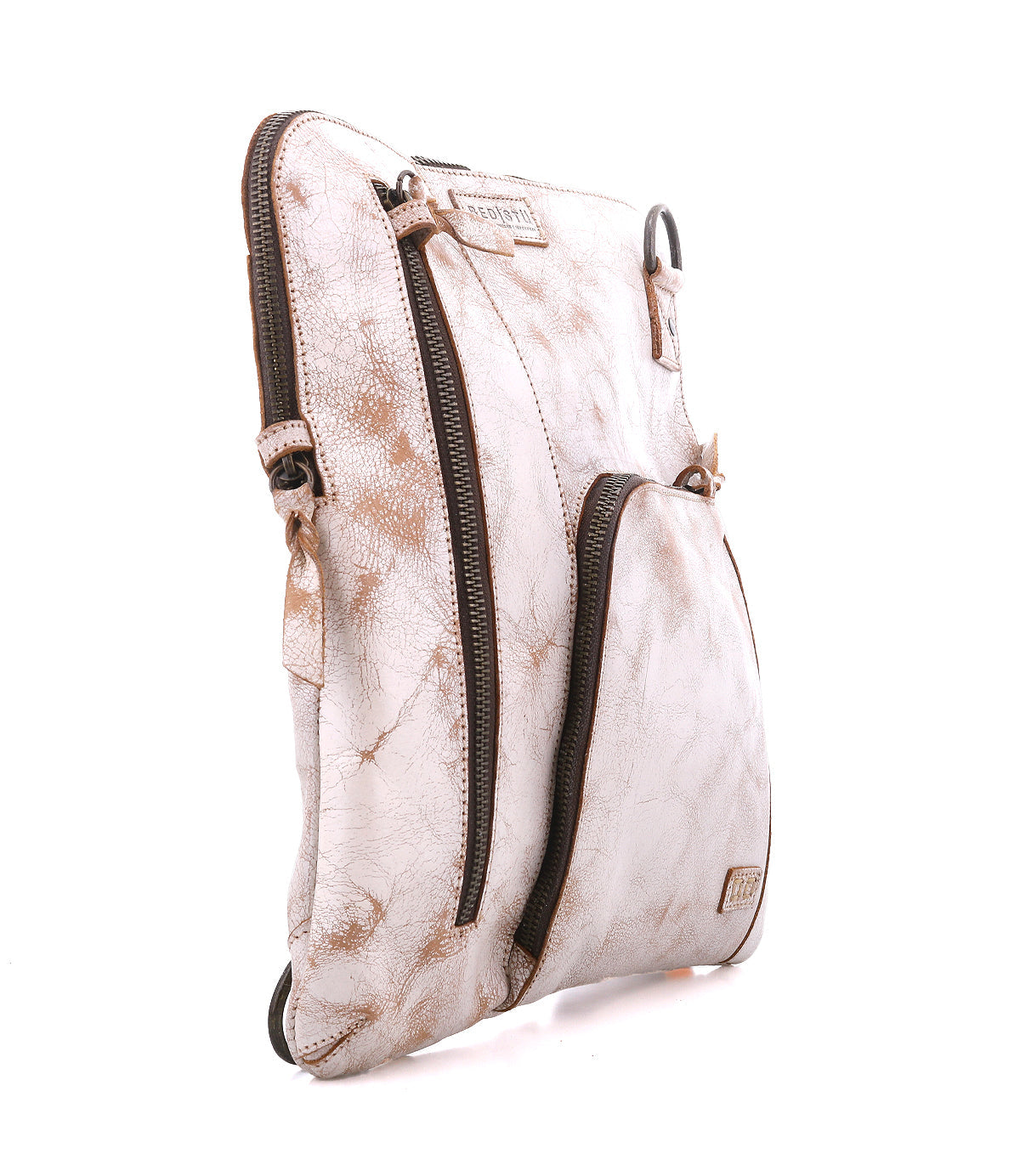 Bed Stu Aiken Leather Crossbody Icicle Rustic Nectar Lux