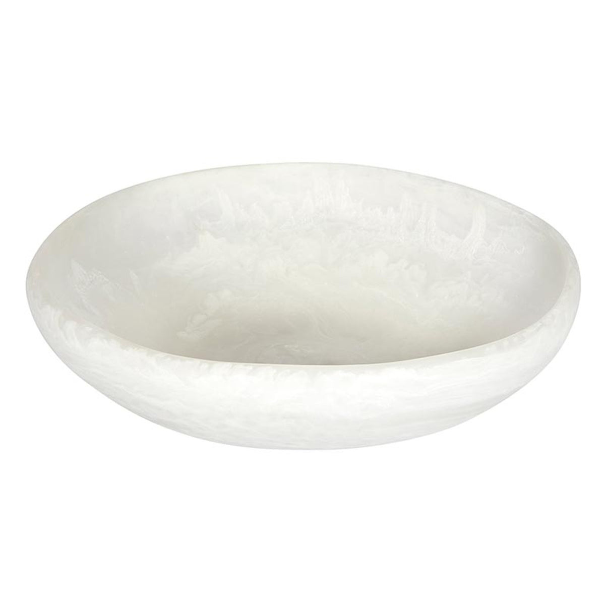 Resin Salad Bowl - White