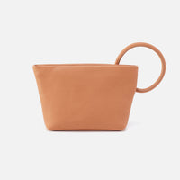 Hobo Maggie Leather Clutch in Smooth Leather Doe