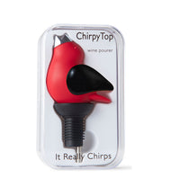 Chirpy Top Wine Pourer by Gurgle Pot