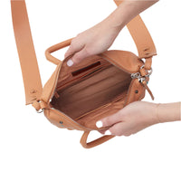 Hobo Maggie Leather Crossbody Doe