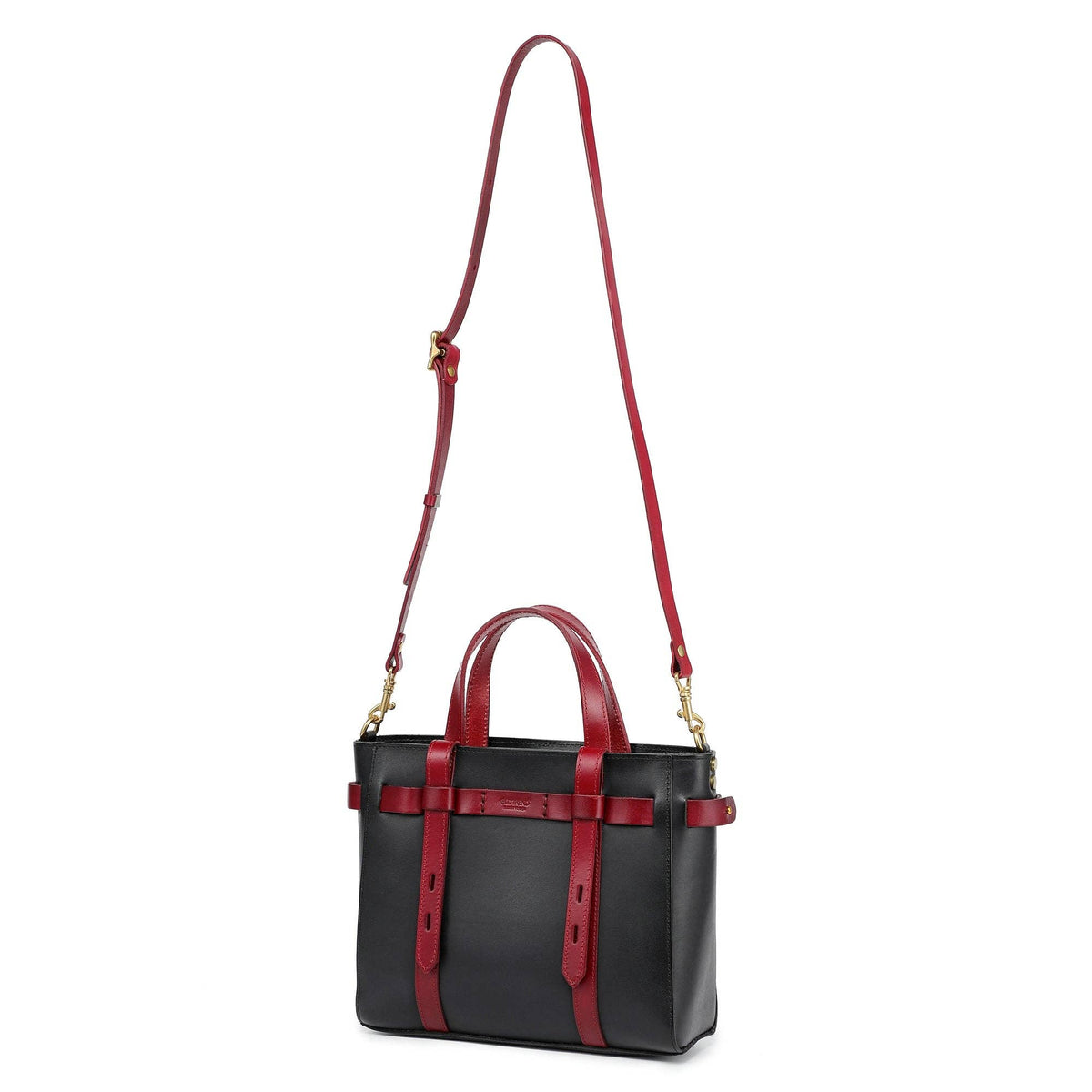 Old Trend Westland Leather Mini Tote Bag - Black
