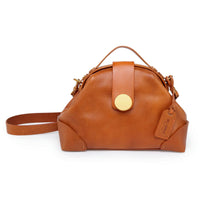 Old Trend Gypsy Soul Leather Crossbody Bag - Chestnut