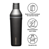 Corkcicle Cocktail Shaker - Ceramic Slate / 17 oz.