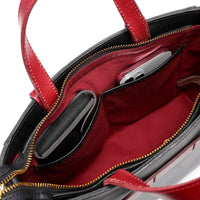 Old Trend Westland Leather Mini Tote Bag - Black
