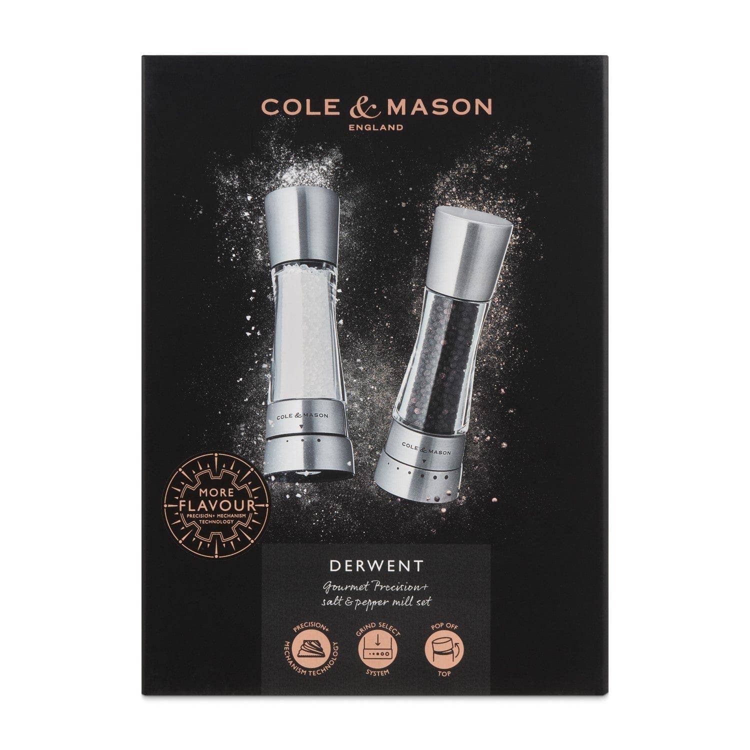 Cole & Mason Derwent Salt & Pepper Mill Gift Set - Thumbnail 5