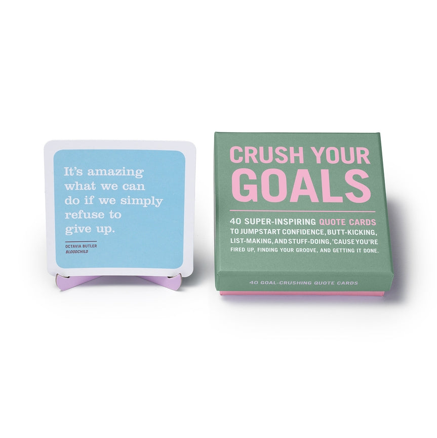 Crush Your Goals 40 Super Inspiring Quote Cards