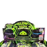 Fun Doh Glow-in-the-Dark Mystery Dumpling Squishy Toy Black