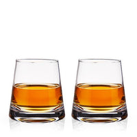 Viski Raye™ Burke Crystal Whiskey Glasses - Set of 2