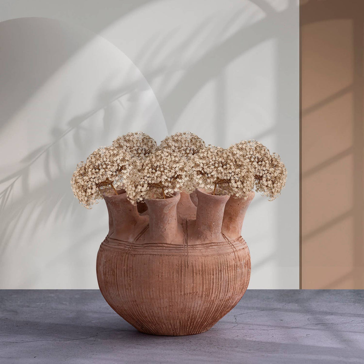 Terracotta Flower Holder Vase