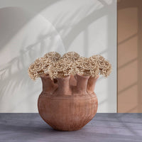 Terracotta Flower Holder Vase
