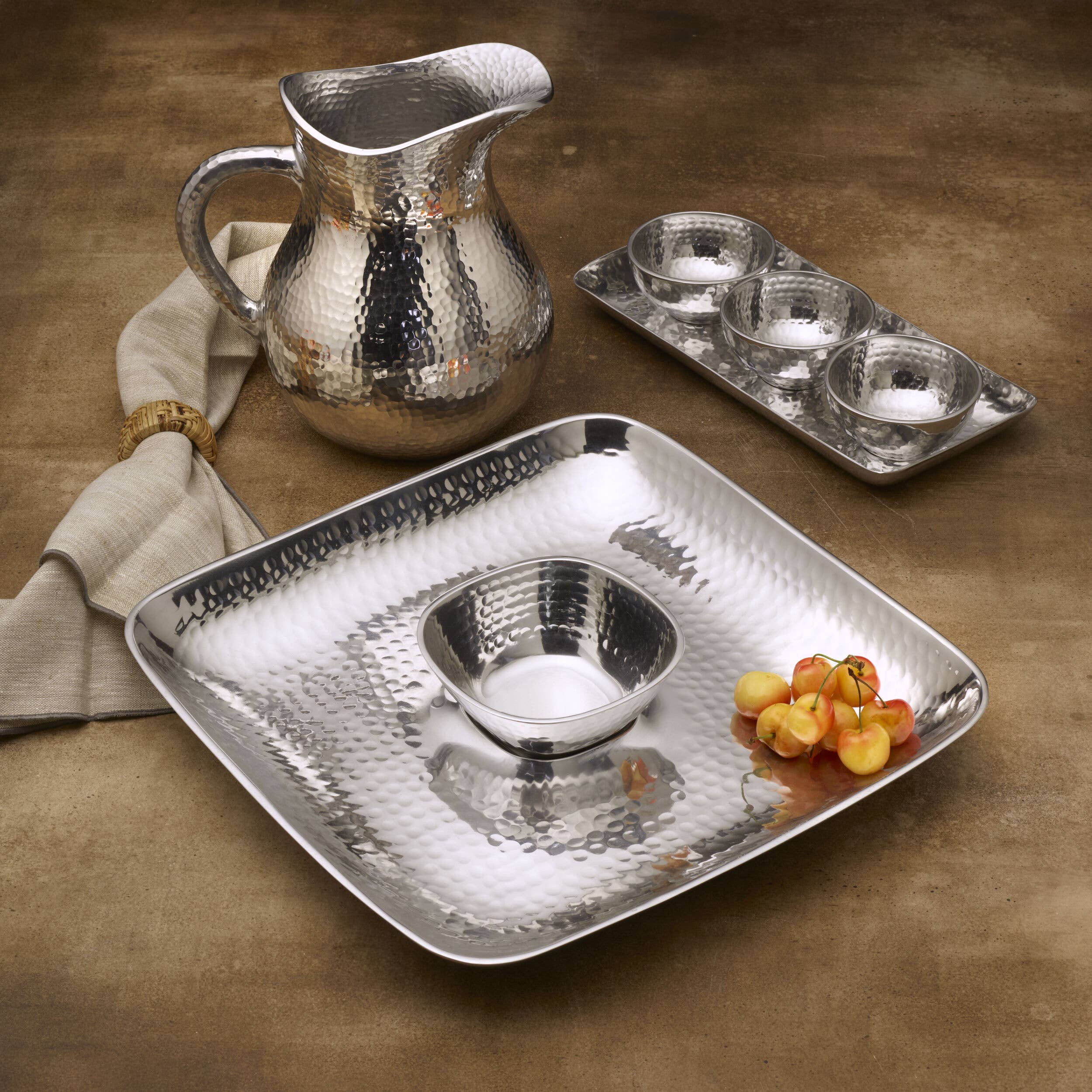 Towle Hammersmith Bowls on Tray - Thumbnail 5