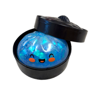 Fun Doh Glow-in-the-Dark Mystery Dumpling Squishy Toy Black