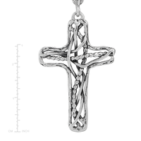 Silpada 'Joyful Devotion' Silver Cross Pendant Necklace - 18"