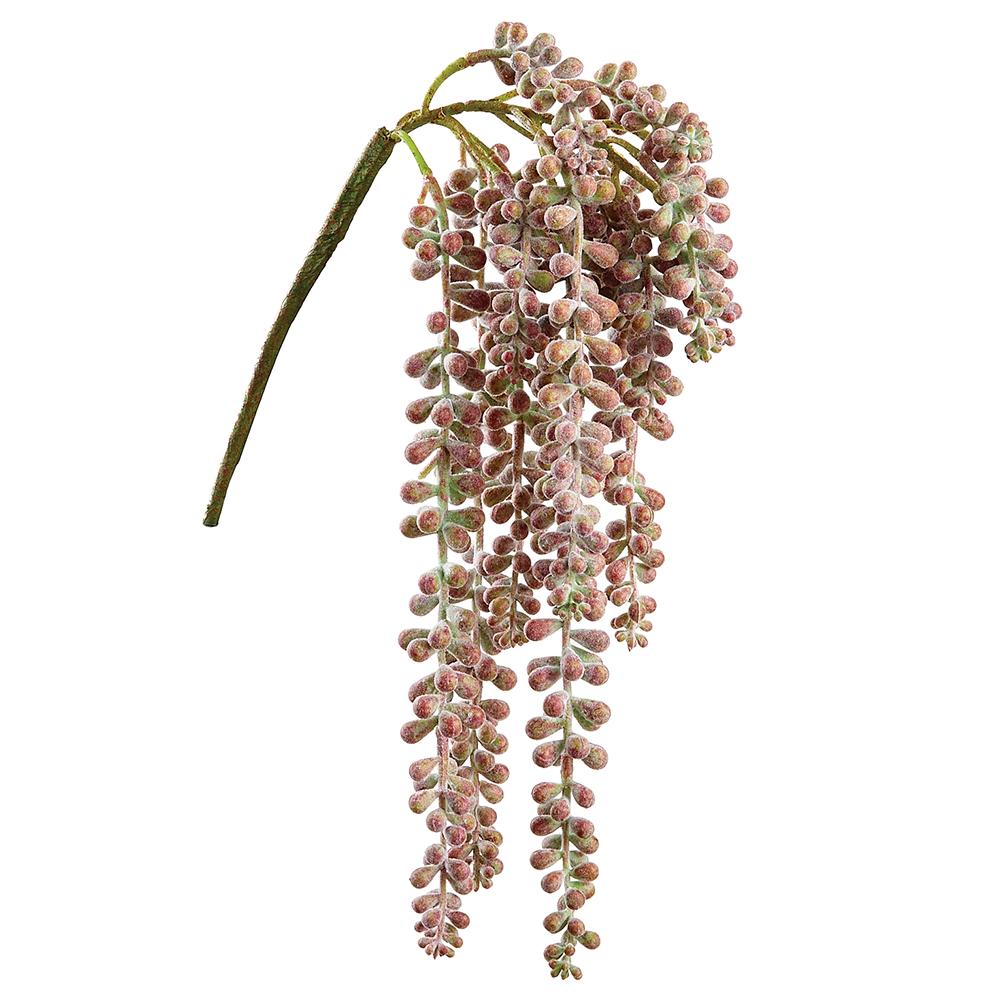 Donkey Tail Real Touch - 19" / Green - Burgundy