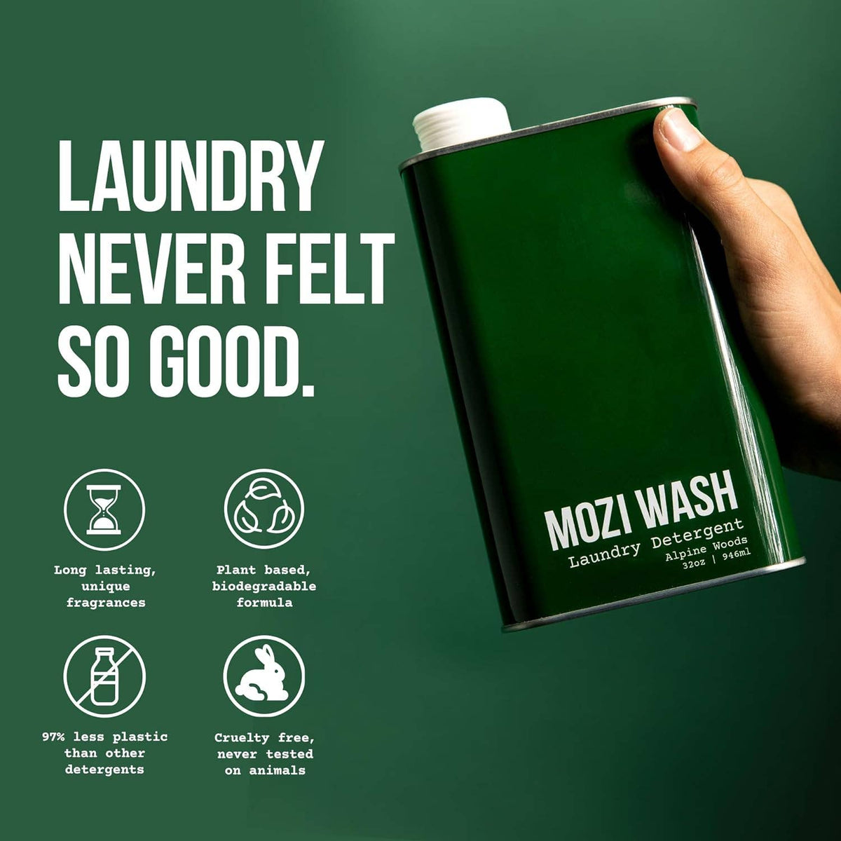 Mozi Wash Alpine Woods Laundry Detergent