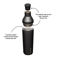 Corkcicle Cocktail Shaker - Ceramic Slate / 17 oz.