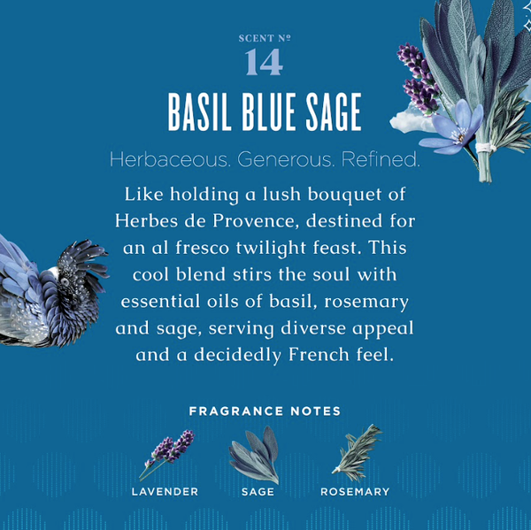 Caldrea Blue Basil Sage Linen & Room Spray with Soap Bark & Aloe