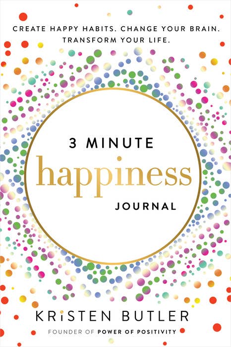 3 Minute Happiness Journal by Butler, Kristen
