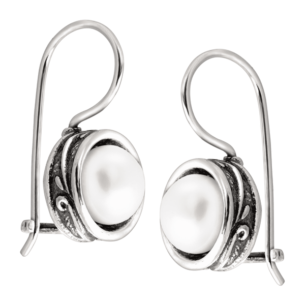 Silpada 'Modern Fairytale' Fresh Water Pearl Drop Earrings in Sterling Silver