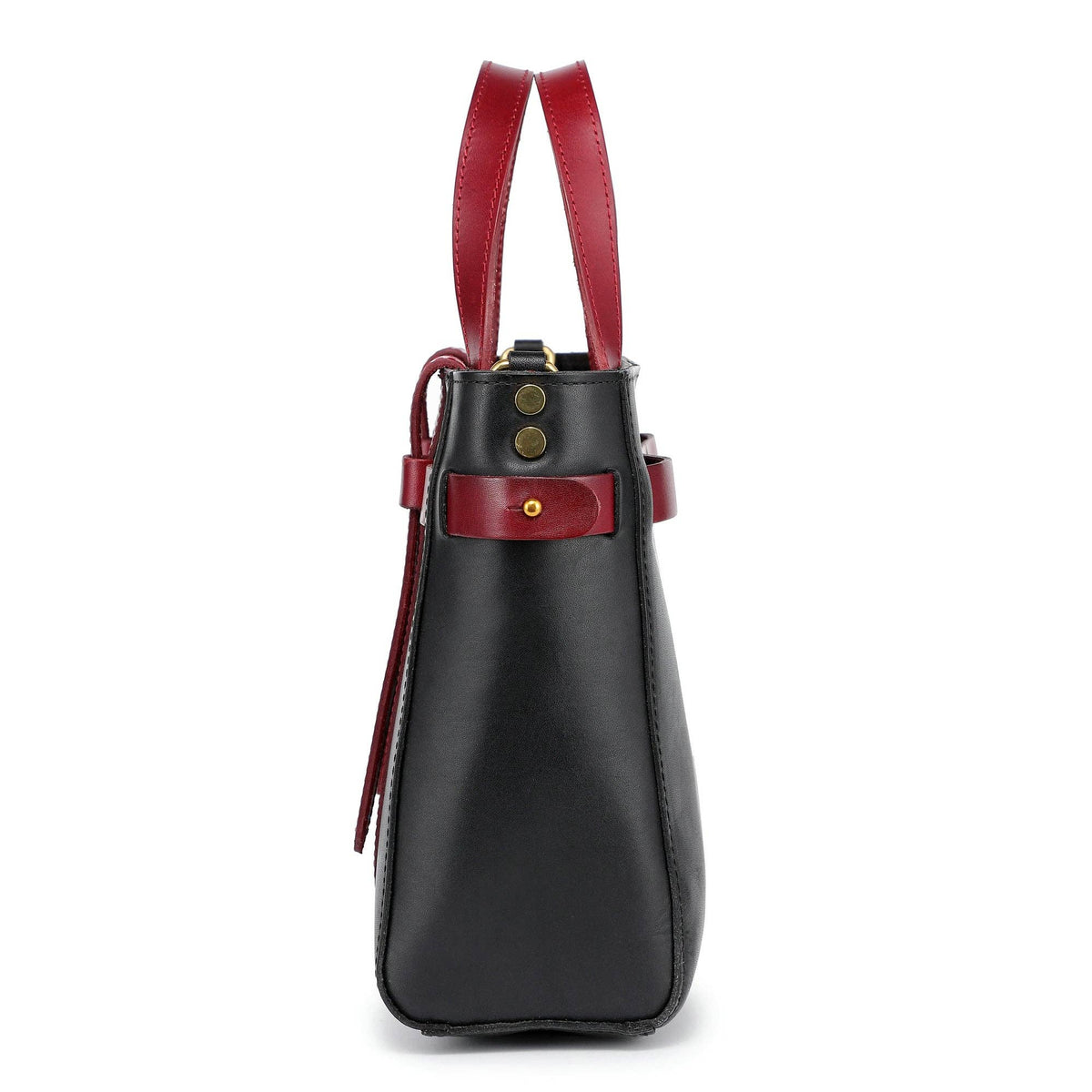 Old Trend Westland Leather Mini Tote Bag - Black