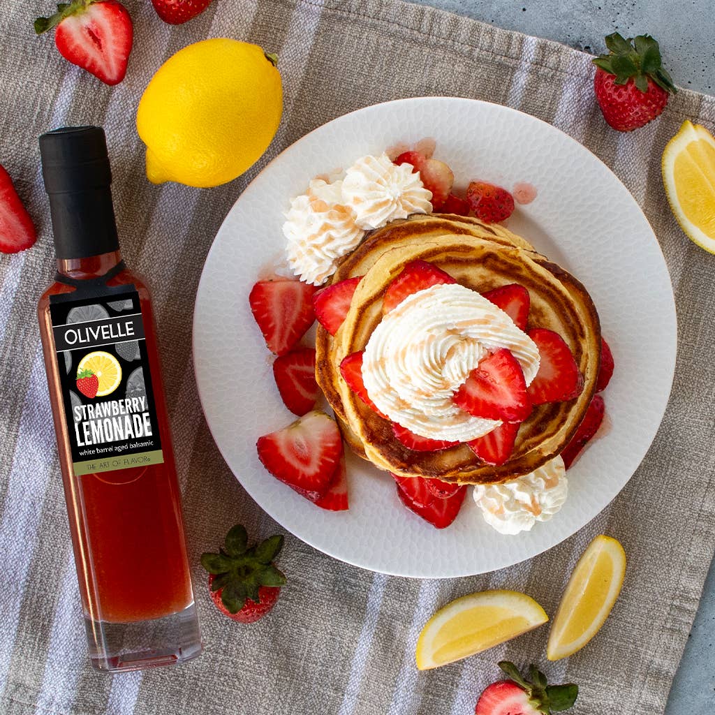 Olivelle Strawberry Lemonade White Barrel Aged Balsamic 100ml.