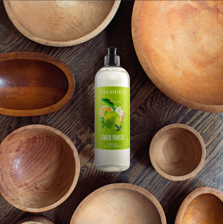 Caldrea Ginger Pomelo Dish Soap with Aloe & Ginger - Thumbnail 2