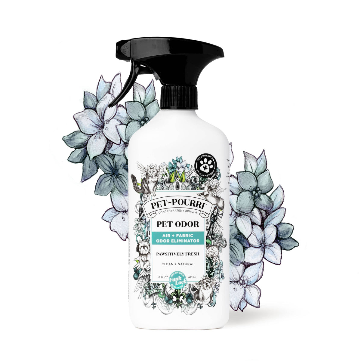 Pet~Pourri Pawsitively Fresh Air+Fabric Odor Refresher 16 oz.