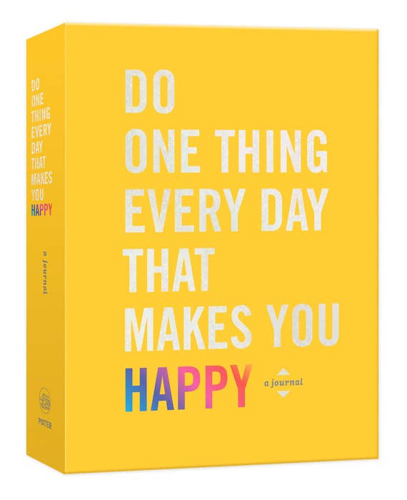 Do One Thing Every Day Happy A Journal
