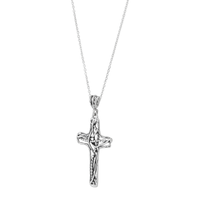 Silpada 'Joyful Devotion' Silver Cross Pendant Necklace - 18"