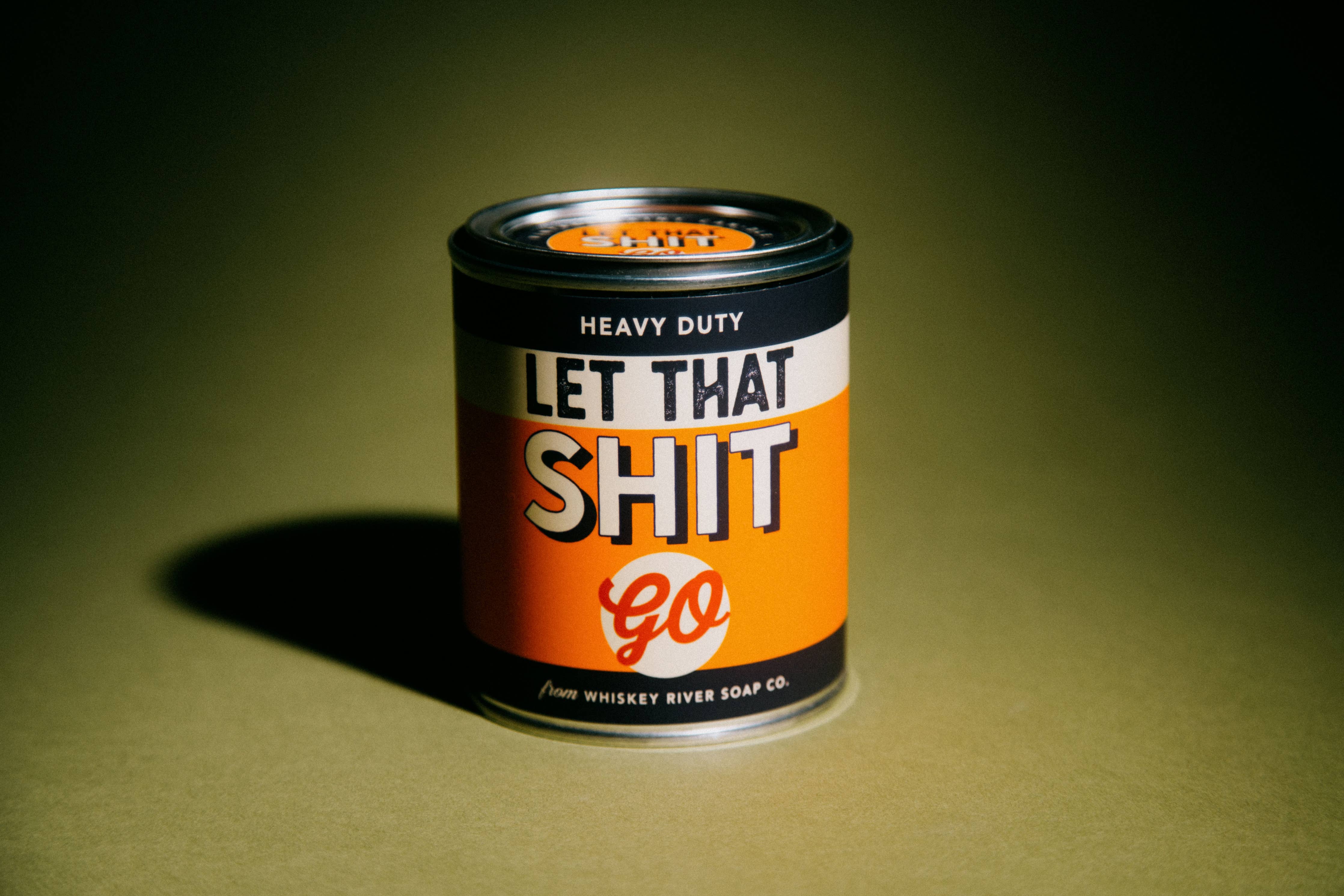 Whiskey River Soap Co. Let That Shit Go Vintage Paint Candle - Thumbnail 4