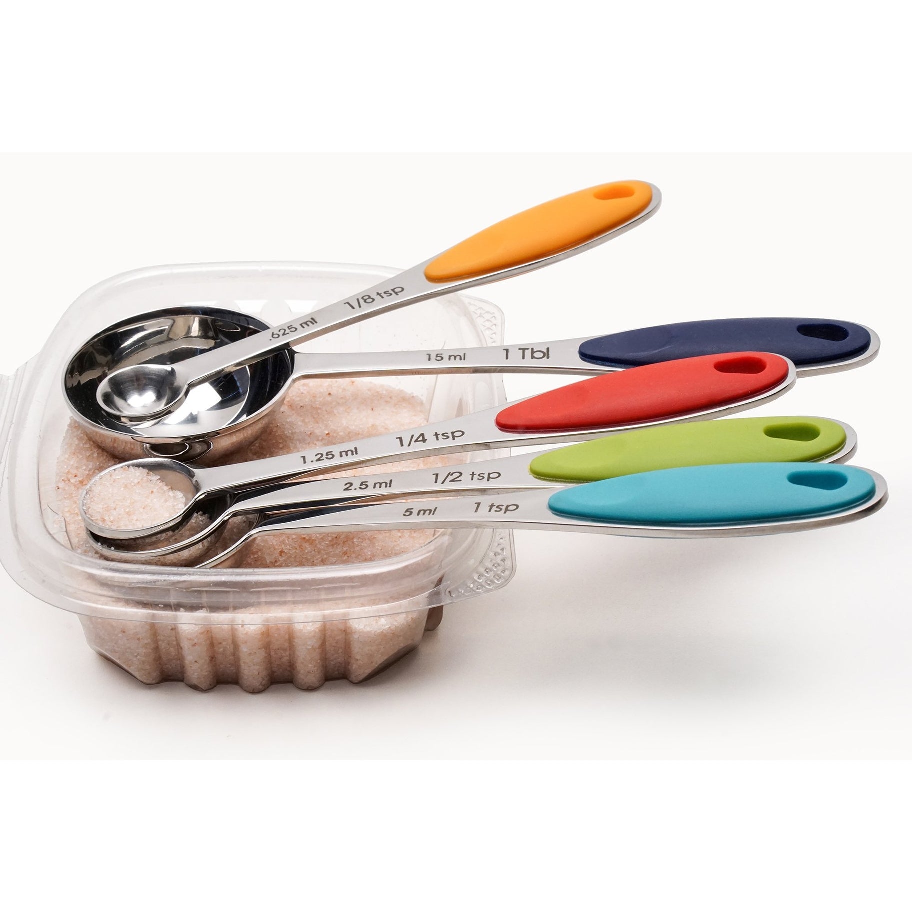 RSVP International Measuring Spoon - Color Handle Set