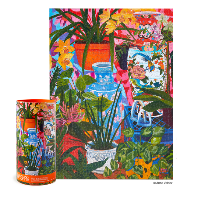 Werkshoppe Tropical Vases Puzzle by Anna Valdez