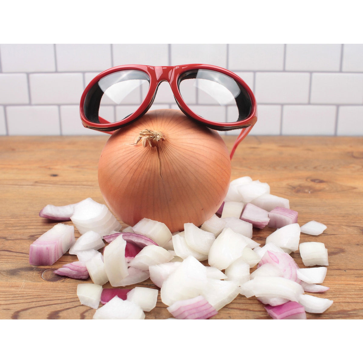 RSVP International Onion Goggles - Red Frame