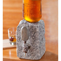 Funky Rock Designs Stone Drink Dispenser with Stand