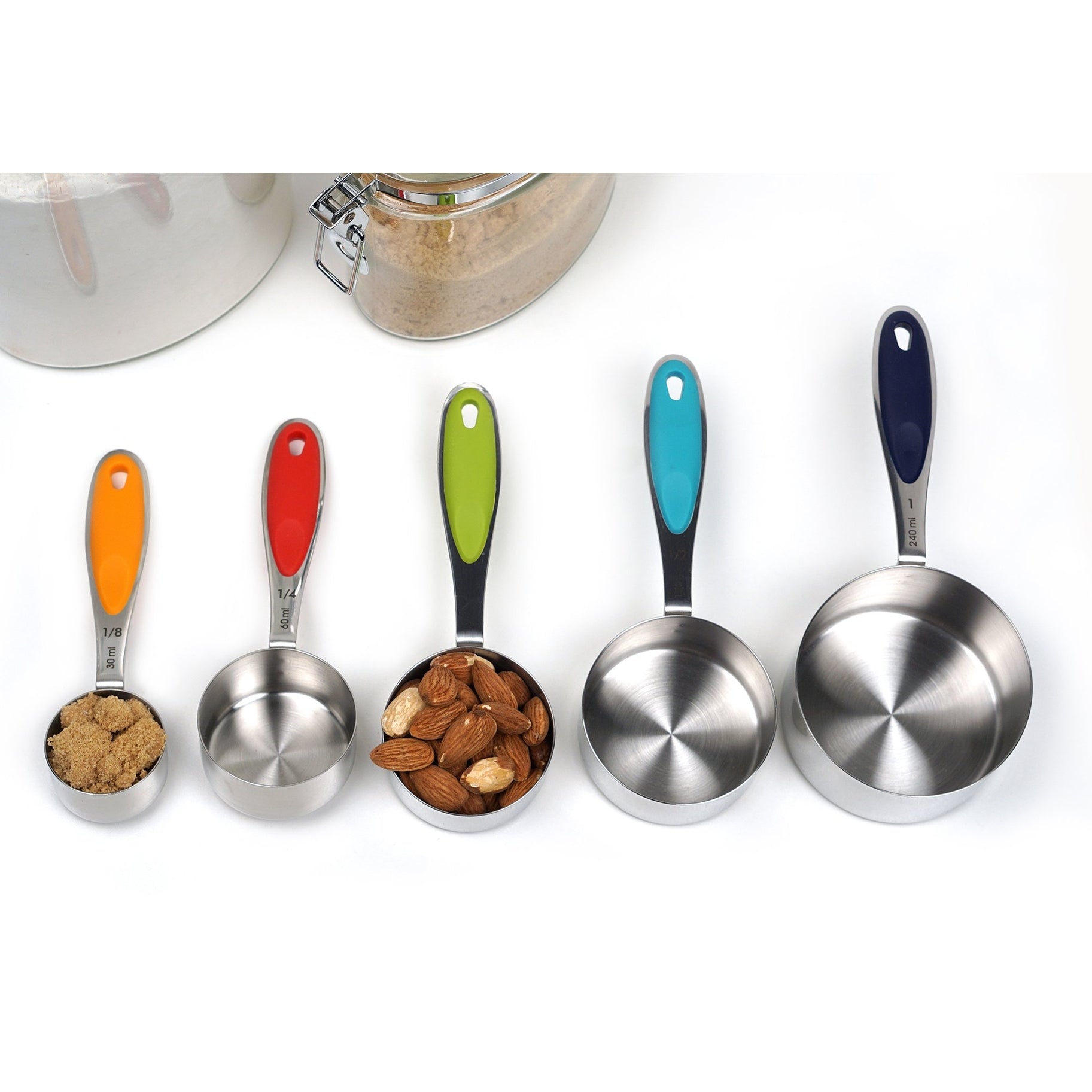 RSVP International Measuring Spoon - Color Handle Set - Thumbnail 2