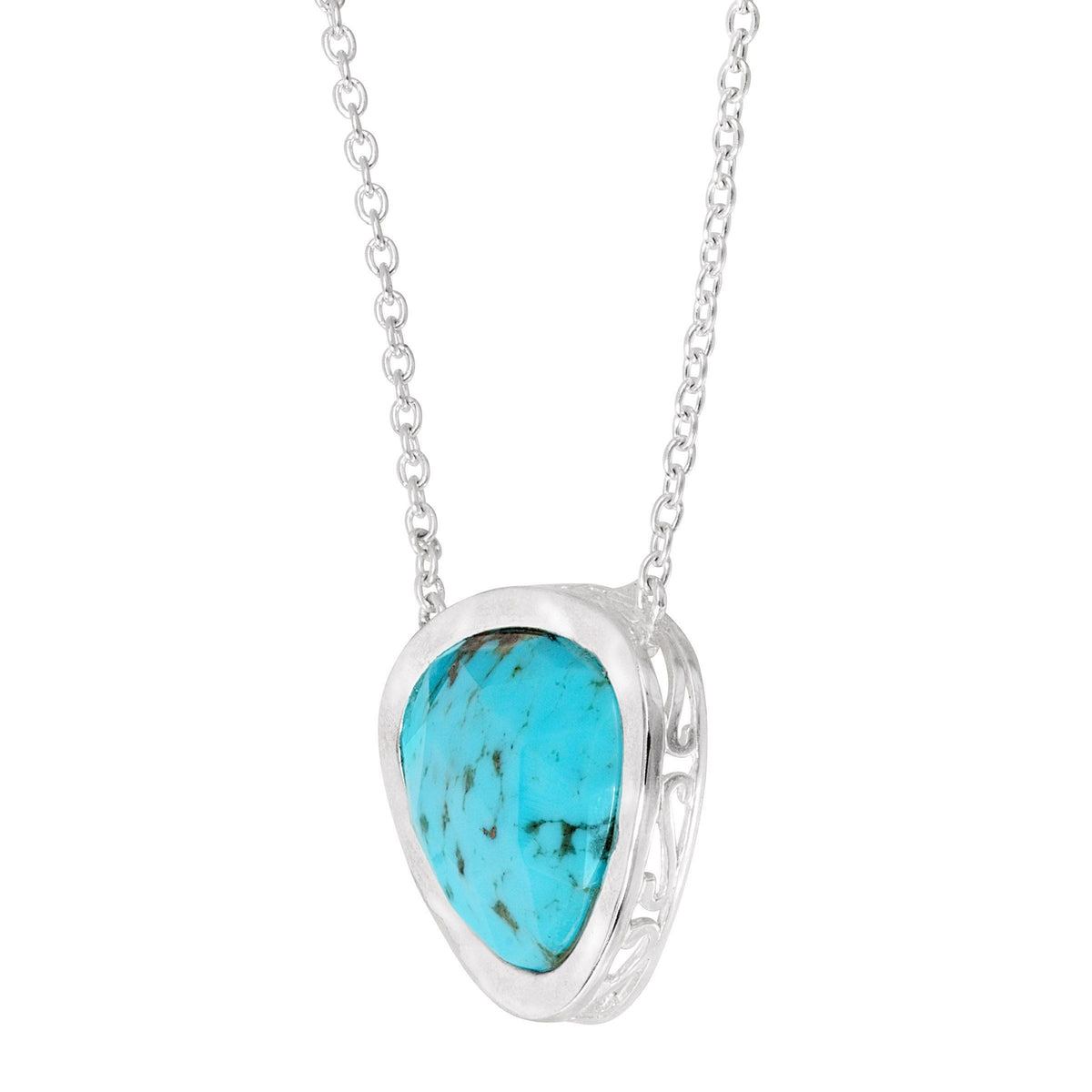 Silpada 'Wild World' Compressed Turquoise Necklace